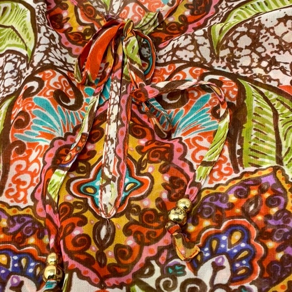 Women’s petite Charter Club petite XL sheer top - Picture 3 of 4